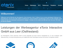 Tablet Screenshot of etonix.de